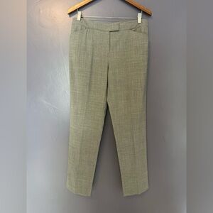 LAFAYETTE 148 NEW YORK Irving Stretch Wool Straight Leg Trouser Size 8